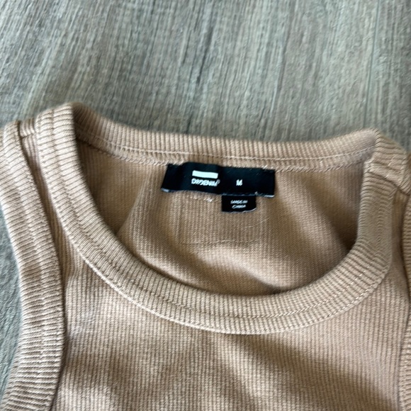 Dr denim Tan Ribbed Tank Top - Picture 2 of 4